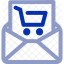 Warenkorbnachricht Warenkorb Nachricht Symbol