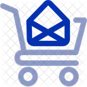 Warenkorbnachricht Warenkorb Nachricht Symbol