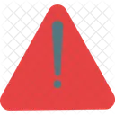 Waring sign with exclamation mark  Icon