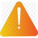 Waring sign with exclamation mark  Icon