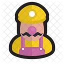 Wario Gamer Plumber Icon