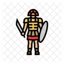 Warrior Sparta Helmet Icon