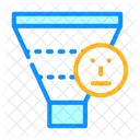 Warm Leads Sorting Warm Leads Filtering Funnel Icon