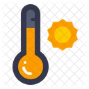 Hitze Temperatur Thermometer Symbol