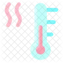 Temperatur Warm Thermometer Symbol