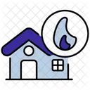 Warmes Haus  Symbol