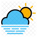 Wetter Warm Morgen Symbol