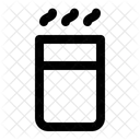 Heißes Wasserglas  Symbol