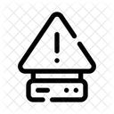 Warning Server Error Icon
