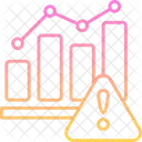 Warning Growth Risk Icon