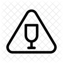 Warning Fragile Handle With Care Icon