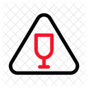Warning Fragile Handle With Care Icon