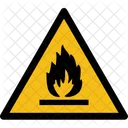 Warning Fire Inflamable Icon