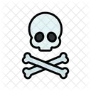 Warning Danger Skull Icon