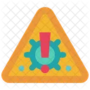 Warning Zone Virus Icon