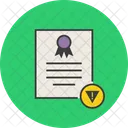 Warning Attention Certificate Icon