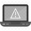 Warning Alert Laptop Icon