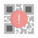 Warning Attention Qr Code Icon