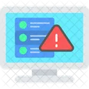 Database Warning Alert Warning Alert Icon