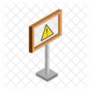 Warning Sign Board Icon