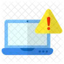 Warning Laptop Devices Icon