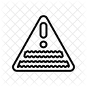 Warning Near Contaminated Icon