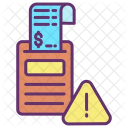 Warning Alert Payment  Icon