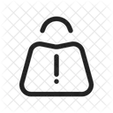 Warning Basket Ecommerce Cart Symbol