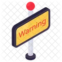 Roadboard Signboard Warning Board 아이콘