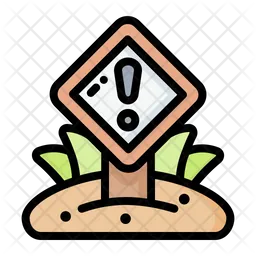 Warning Board  Icon