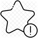Warning Bookmark  Icon