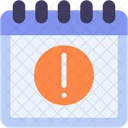 Warning Calendar Time And Date Icon