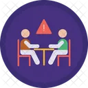 Discuss Error Business Meeting Meeting Icon