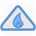 Warning Flame Fire Danger Icon