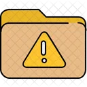 Warning Alert Folder Icon