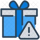 Warning gift  Icon