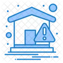 Warning Home  Icon