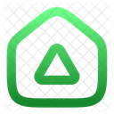Warning Home  Icon
