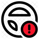 Warning Car Wheel Steering Wheel Icon