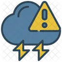 Warning Exclamation Storm Icon
