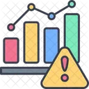 Warning Growth Risk Icon