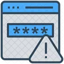 Cyber Crime Warning Icon