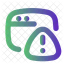 Warning Spam Website Icon