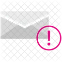 Warning in mail  Icon