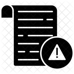 Warning Letter  Icon