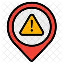 Warning Location  Icon