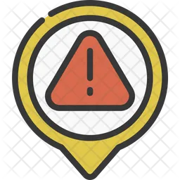 Warning Location  Icon