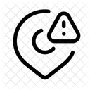 Warning Location Alert Icon