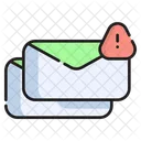 Warning Mail  Icon