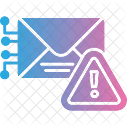 Warning mail  Icon